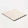Desert Path Brushed Hexagon 1×1 Limestone Mosaics 11 1/2×12 1/4