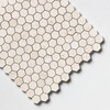 Desert Path Brushed Hexagon 1×1 Limestone Mosaics 11 1/2×12 1/4