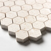 Desert Path Brushed Hexagon 1×1 Limestone Mosaics 11 1/2×12 1/4