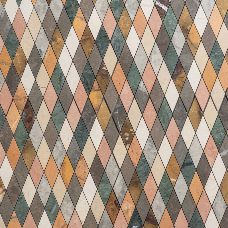 Marsa Honed Limestone Mosaics 11 3/8×11 13/16