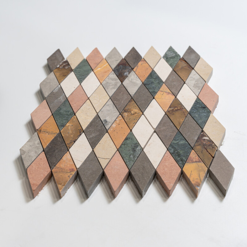 Marsa Honed Limestone Mosaics 11 3/8×11 13/16