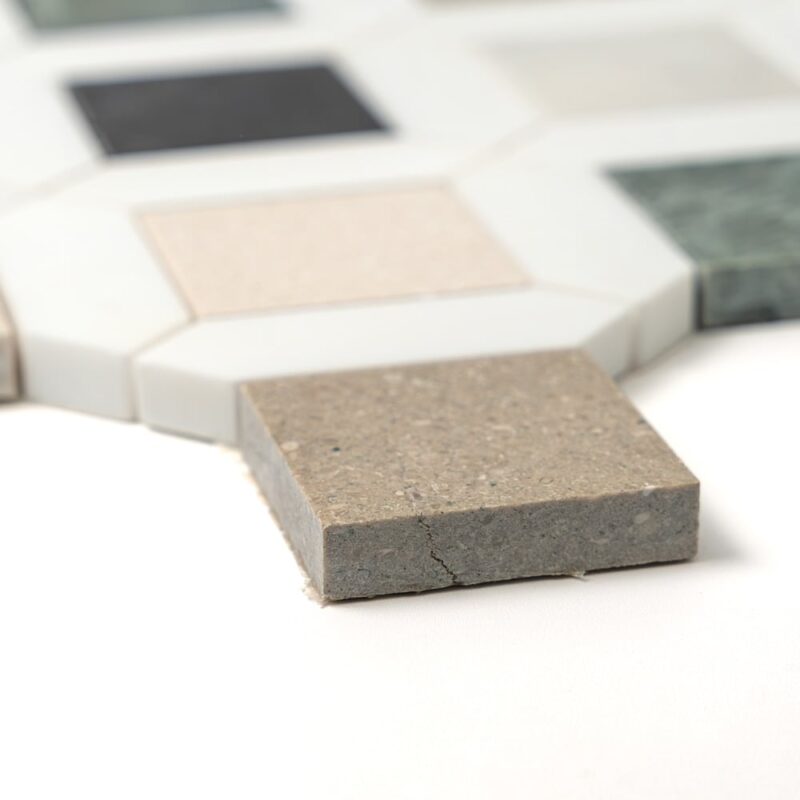 Multicolor Honed Louna Marble Mosaics 12 5/8×12 5/8 (MS02677)