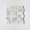 Calacatta Green Honed Hand Clipped Staggered Joint 2xfl Marble Mosaics Random (MS02823)