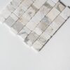 Calacatta Green Honed Hand Clipped Staggered Joint 2xfl Marble Mosaics Random (MS02823)