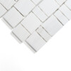 Bianco Dolomiti Honed Hand Clipped Staggered Joint 2xfl Marble Mosaics Random