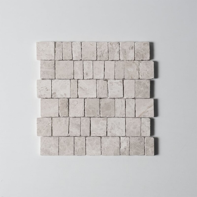 Silver Shadow Parlatılmış Scarpa Ham Mermer Mozaikler 12×12