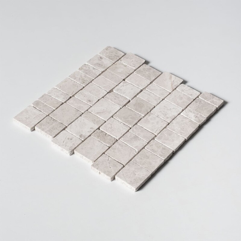 Silver Shadow Parlatılmış Scarpa Ham Mermer Mozaikler 12×12