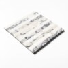 Calacatta Picasso, Calacatta Renaissance Honed Mod Stripes Marble Mosaics 12×12