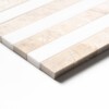Diana Royal, Snow White Honed Mod Stripes Marble Mosaics 12×12