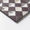 Calacatta Viola, Snow White, Aegean Red Honed Devon Marble Mosaics 12 1/2×12 1/2