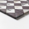 Calacatta Viola, Snow White, Aegean Red Honed Devon Marble Mosaics 12 1/2×12 1/2