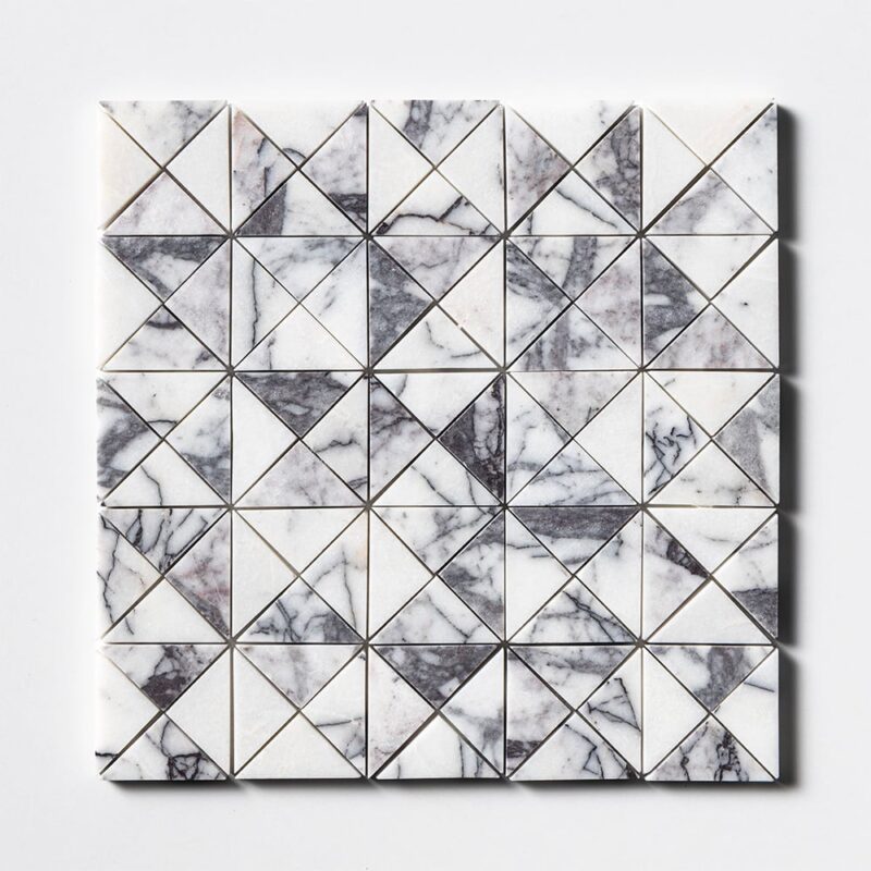 Lilac Honed Devon Marble Mosaics 12 1/2×12 1/2 (MS02924)