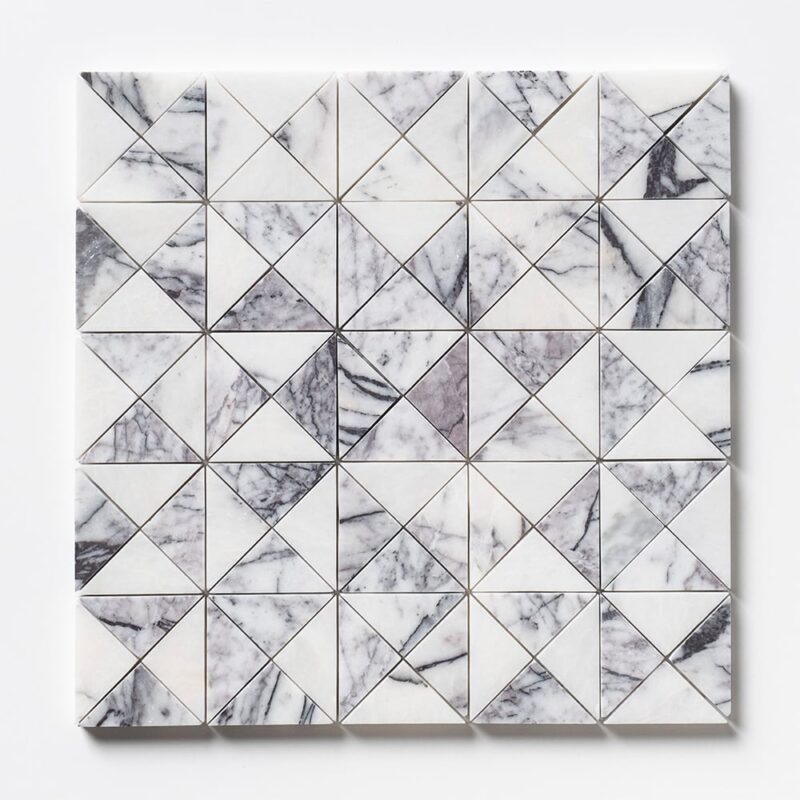 Lilac Honed Devon Marble Mosaics 12 1/2×12 1/2 (MS02924)