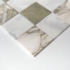 Multicolor Honed Marble Mosaics 16×16