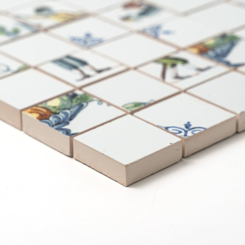 Double Dutch Glazed Double Dutch Ceramic Mosaics 11 7/32×11 7/32