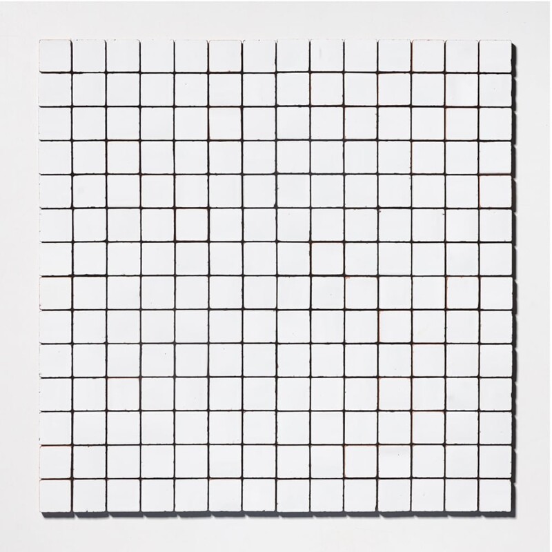 Royal White Tumbled 2×2 Terracotta Mosaics 12×12