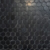 Black Honed Hexagon 2 Marble Mosaics 12×12