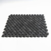 Basalto Honed Penny Round Basalt Mosaics 11 1/4×11 3/4