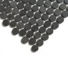 Basalto Honed Penny Round Basalt Mosaics 11 1/4×11 3/4