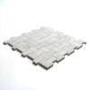 Calacatta Bella Honed Basket Weave Marble Mosaics 12×12