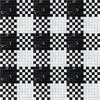 Black, Snow White Multi Finish Checker And Solid Marble Mosaics 12×12