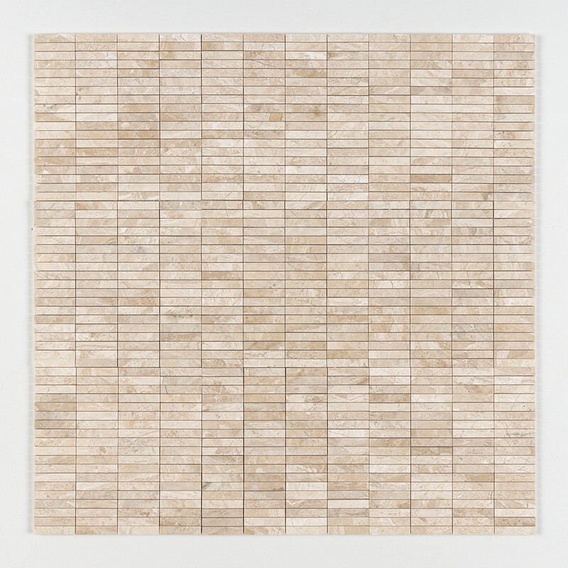 Diana Royal Honed 5/8×3 Marble Mosaics 12×12