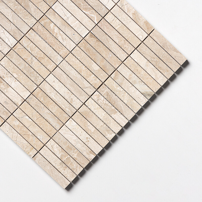 Diana Royal Honed 5/8×3 Marble Mosaics 12×12