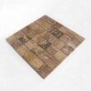 Scabas Red Honed 2×2 Travertine Mosaics 11 13/16×11 13/16