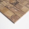 Scabas Red Honed 2×2 Travertine Mosaics 11 13/16×11 13/16