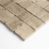 Roman Honed Hand Clipped 2×2 Travertine Mosaics 12×12