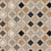 Multicolor Multi Finish Monarch Limestone Mosaics 12 5/8×12 5/8
