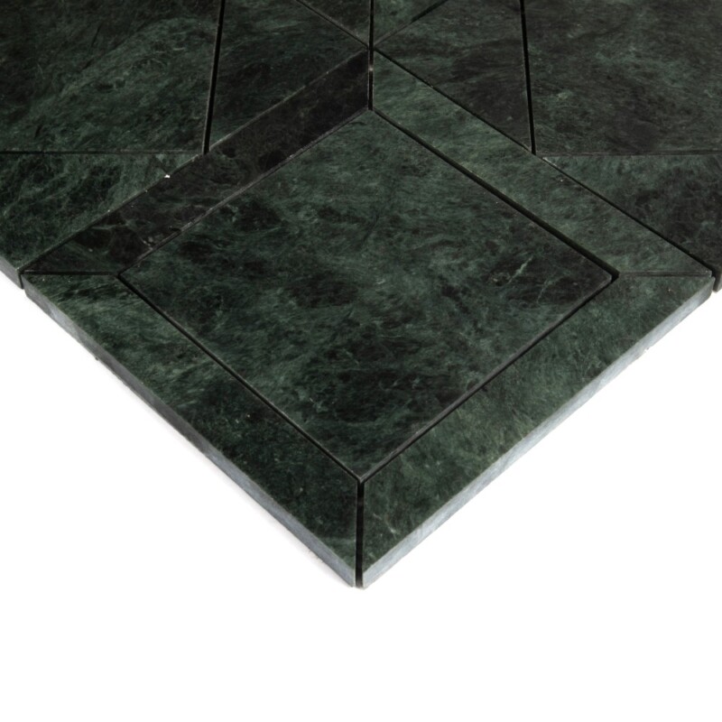 Verde Lucia Honed Palazzoli Essenza Marble Mosaics 12×12
