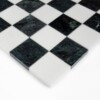 Thassos, Verde Lucia Honed 2×2 Checker board Marble Mosaic