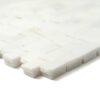 Bella White Honed Tessera Marble Mosaics 11 3/4×12 (MS99242)