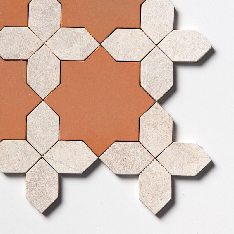 Diana Royal Leather Zamora Marble Mosaics 11 1/16×11 1/16