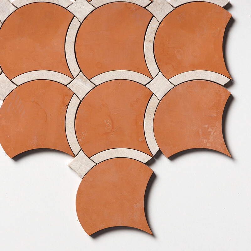 Diana Royal Leather Alcazar Marble Mosaics 13 25/64×13 25/64