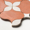 Diana Royal Leather Lily Marble Mosaics 9 7/16×9 7/16