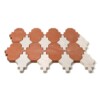 Diana Royal Leather Empire Marble Mosaics 11 1/16×13 5/8