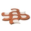 Diana Royal Leather Delhi Marble Mosaics 11 1/16×11 1/16 (NW00201)