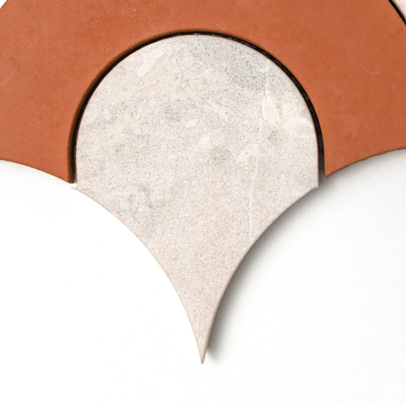 Diana Royal Leather Delhi Marble Mosaics 11 1/16×11 1/16 (NW00201)