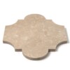 San Felipe Botticino Fiorito Polished Marble Waterjet Decos 8×9 3/4