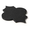 Arabesquette Black Polished Marble Waterjet Decos 6×8 1/4 (NW90590)