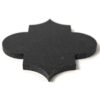 Arabesquette Black Polished Marble Waterjet Decos 6×8 1/4 (NW90590)