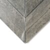 Chevron Haisa Blue Honed Marble Waterjet Decos 13×10 (NW90739)