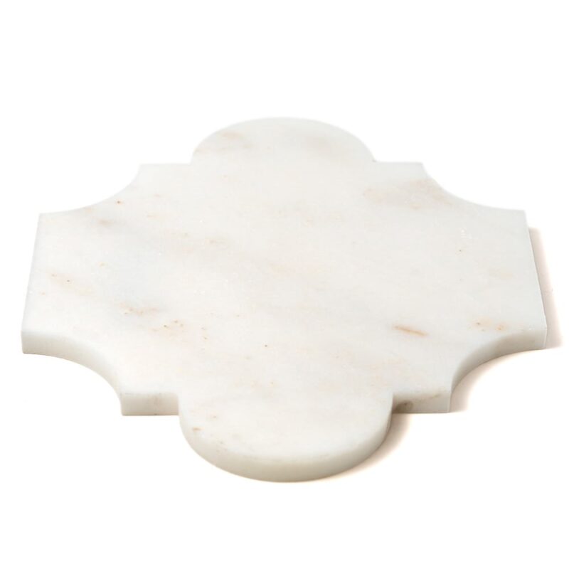 Afyon White Multi Finish San Felipe Marble Mosaics 8×9 3/4 (NW90744)
