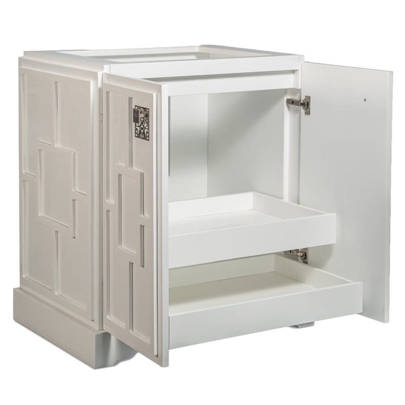 Fresh White Pavillion Bathroom Vanities 29 3/4×21 3/4
