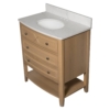 Carrara Halcyon Light Oak Bathroom Vanities 31×19 (PS73005)