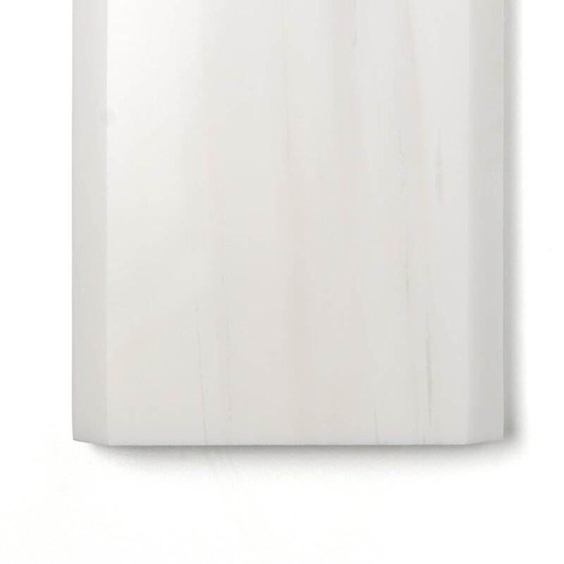 Snow White Polished Marble Corner Shelves 4×36 (SP04557)