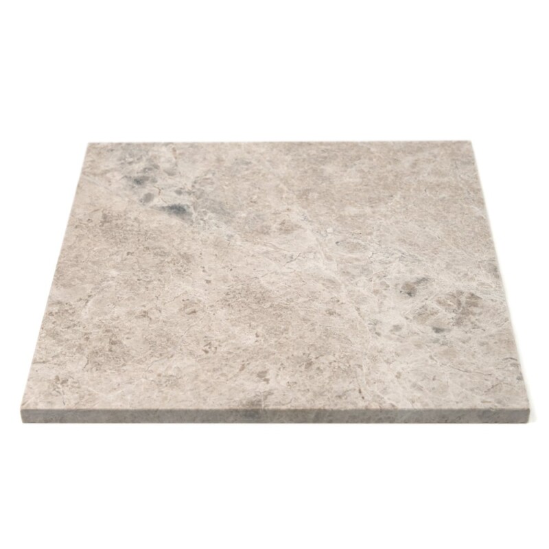Silver Shadow Honed Marble Tiles 12×12