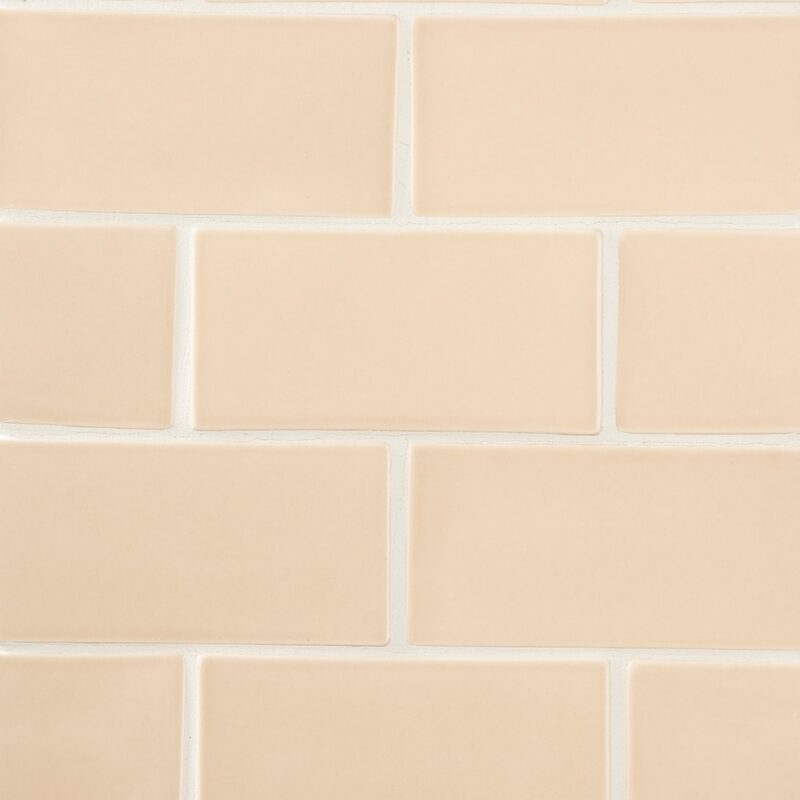Honey Glossy Subway Ceramic Tiles 3×6 (TL18348)